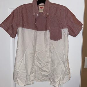 Levi’s button up t-shirt
